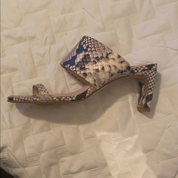 Heeled mules snakeskin - Picture 3 of 3